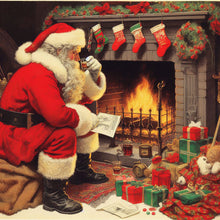 Load image into Gallery viewer, Santa Warming Up - Coasters 6901