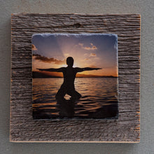 Load image into Gallery viewer, Warrior II - On Barn Board 2761