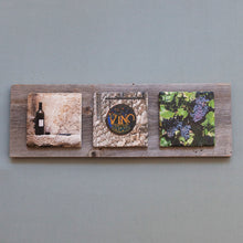 Load image into Gallery viewer, Custom Art Triptych On Barn Board