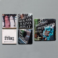 Load image into Gallery viewer, Custom Coasters and Trivet | Set of 5