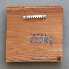 Load image into Gallery viewer, Georgian Bay Yellow Canoe - On Barn Board 0100