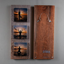 Load image into Gallery viewer, Custom Art Triptych On Barn Board