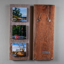 Load image into Gallery viewer, Custom Art Triptych On Barn Board