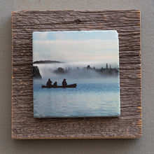 Load image into Gallery viewer, The Morning Paddle III - On Barn Board  0143
