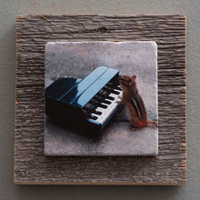 Load image into Gallery viewer, Chippy The Pianist - On Barn Board 0204
