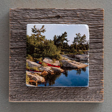 Load image into Gallery viewer, On The Rocks - On Barn Board 1566
