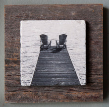 Load image into Gallery viewer, Two On The Dock - On Barn Board 4786
