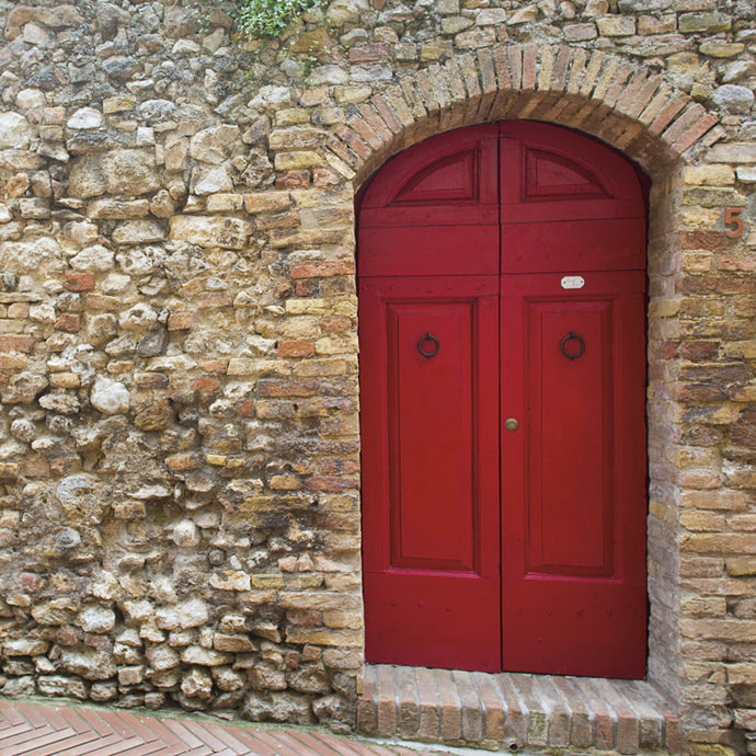 The Red Door - Trivet # 9387