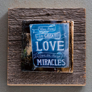 Where There Is Love - On Barn Board 0373