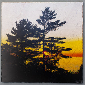 Sunset For Two - Wall Art Square 9476