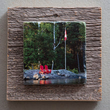 Load image into Gallery viewer, Two By The Lake - On Barn Board 5168
