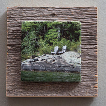 Load image into Gallery viewer, Two On The Rocks - On Barn Board 9951
