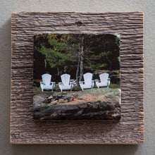 Load image into Gallery viewer, Four On The Rock - On Barn Board 9955
